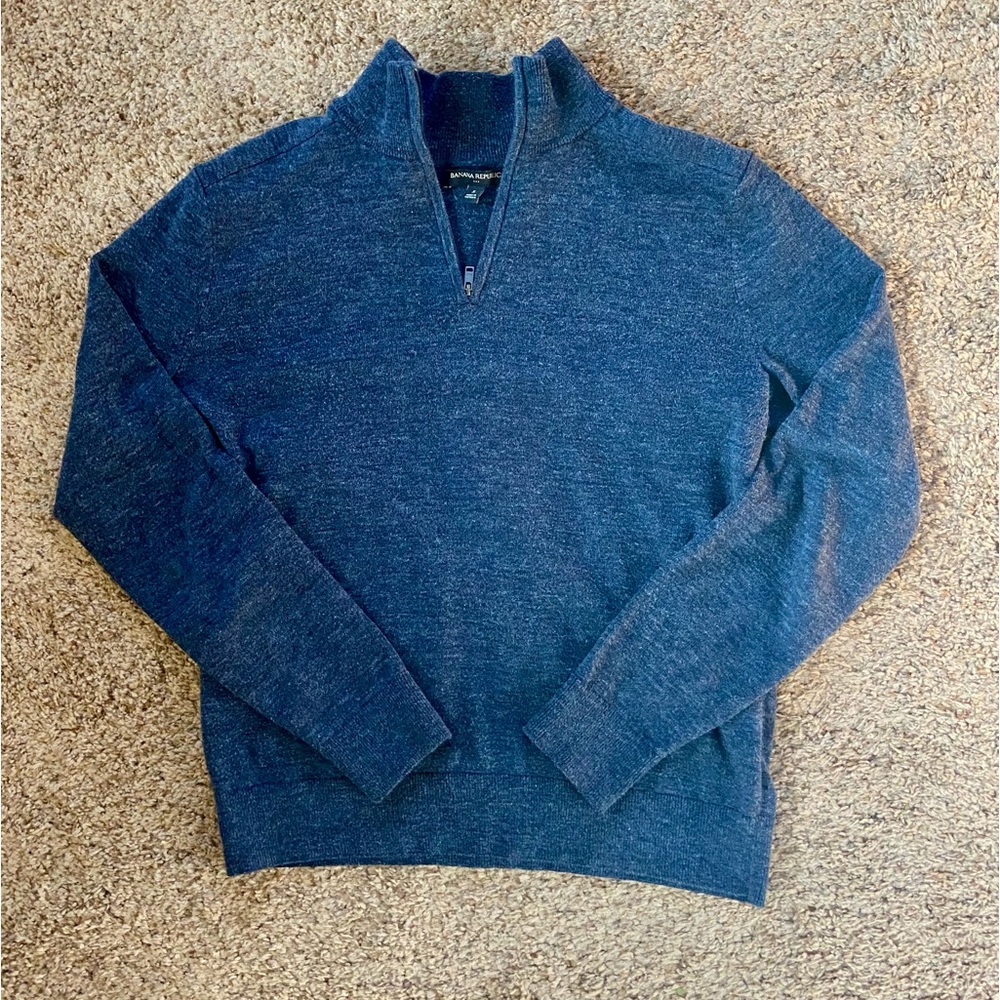 Banana Republic Quarter Zip Sweater